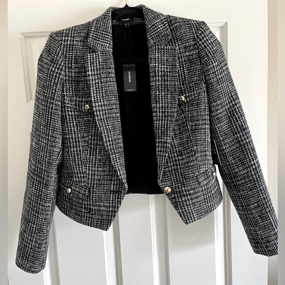 Express Jackets & Blazers - Express Professional Herringbone Jacket for sale - size XS - with tags